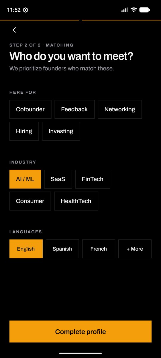 Matching preferences with industry and language choices